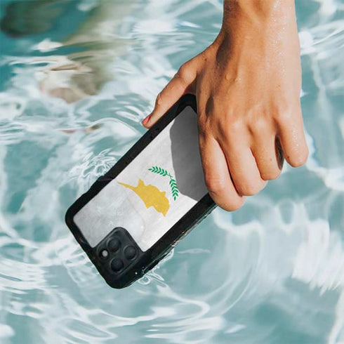 Cyprus Flag Distressed iPhone 11 Pro Max Waterproof Case